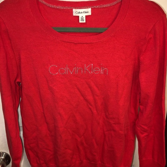 Coral Calvin Klein sweater - Picture 2 of 4
